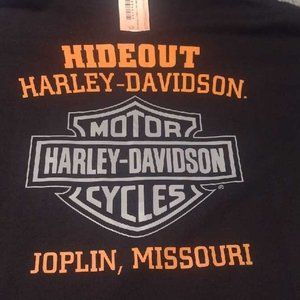 Harley Davidson, size - large, black t - shirt